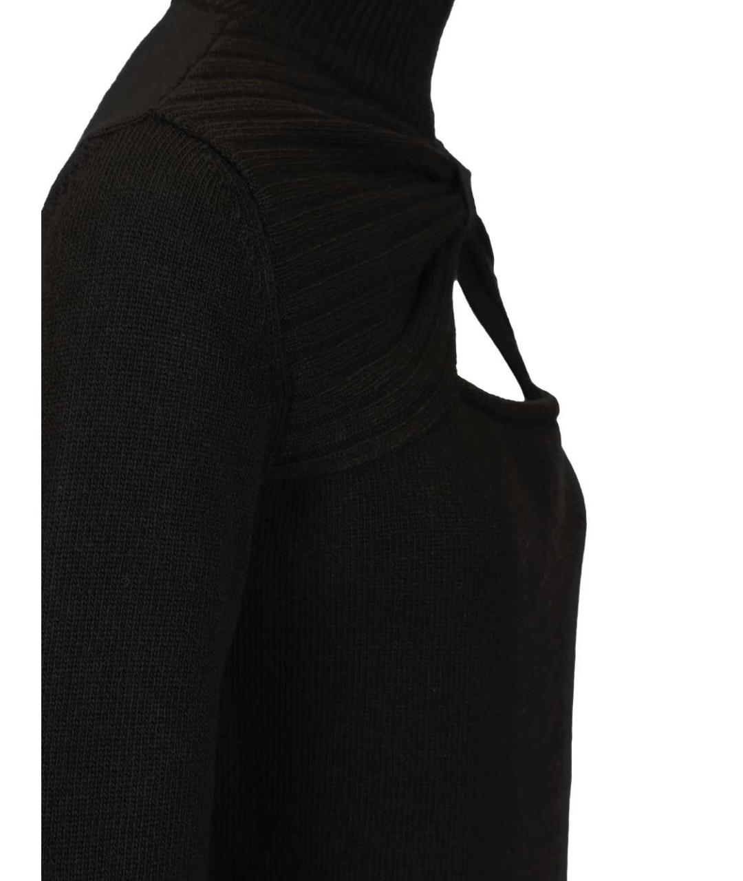 VALENTINO Черный шерстяной джемпер / свитер, фото 4