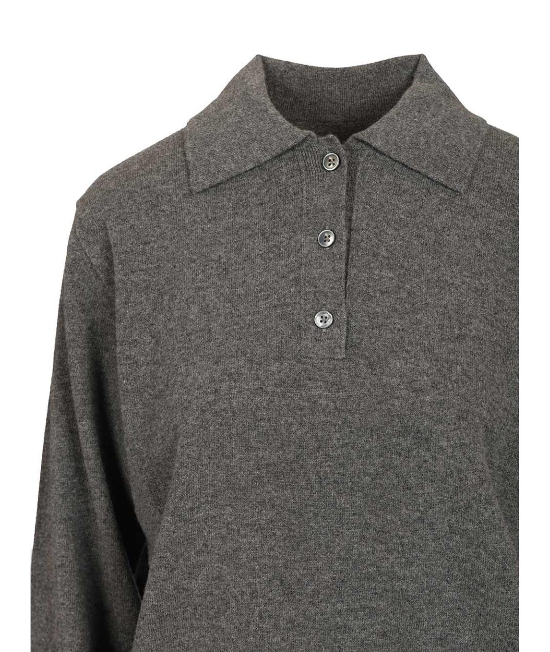 MAISON MARGIELA Серый шерстяной джемпер / свитер, фото 4