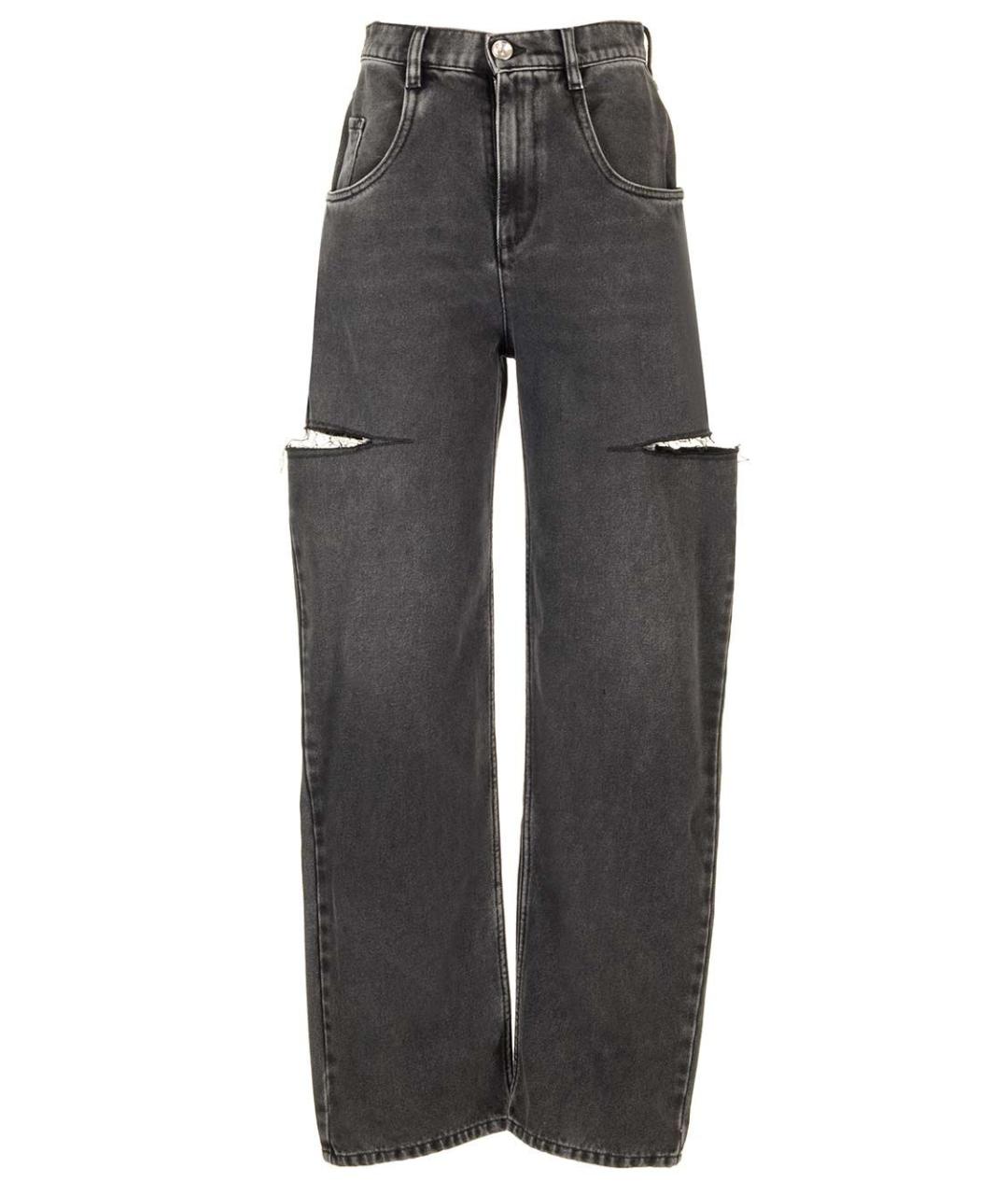 MAISON MARGIELA Черные прямые джинсы, фото 1