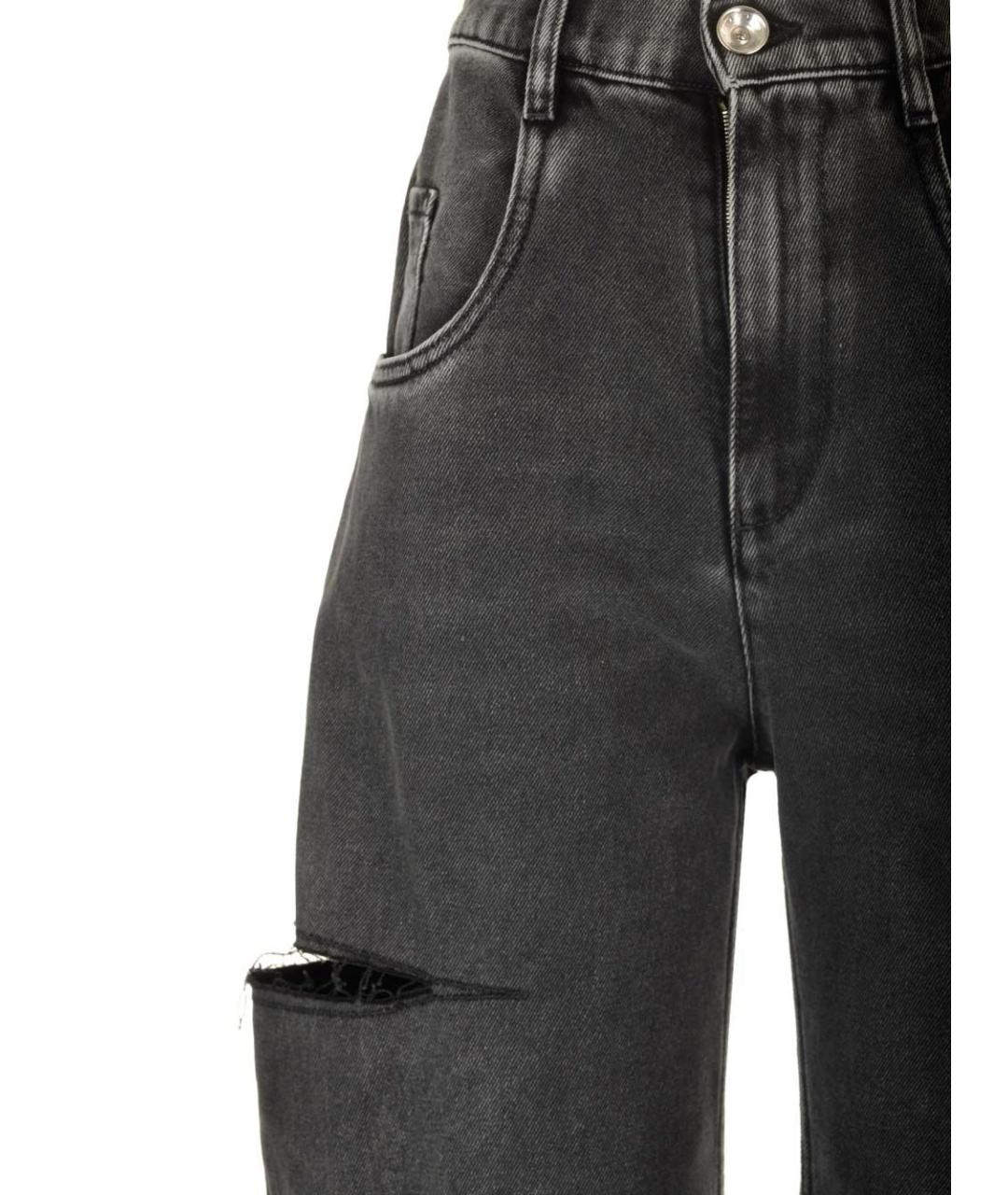 MAISON MARGIELA Черные прямые джинсы, фото 4
