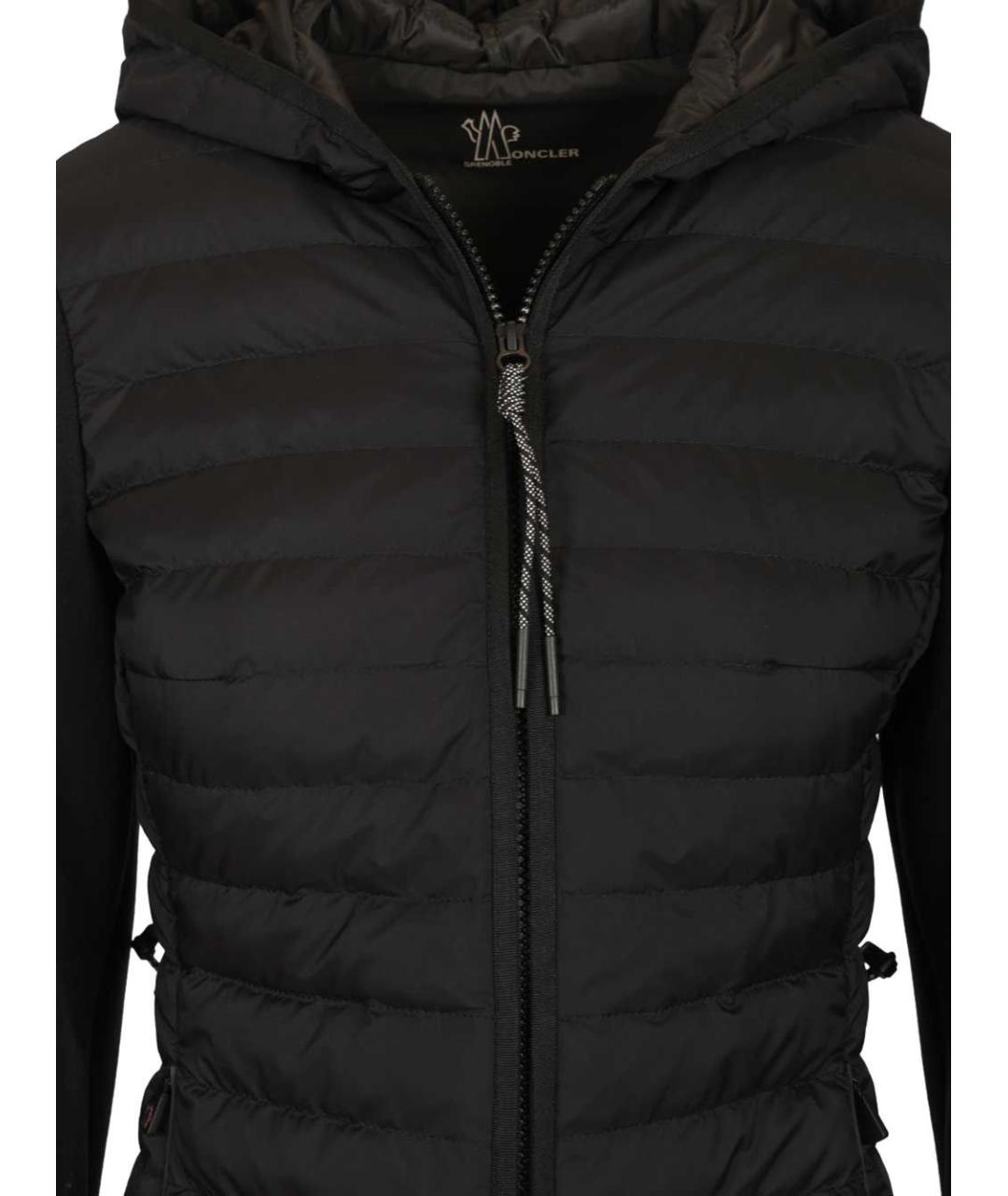 MONCLER GRENOBLE Черная полиамидовая куртка, фото 4