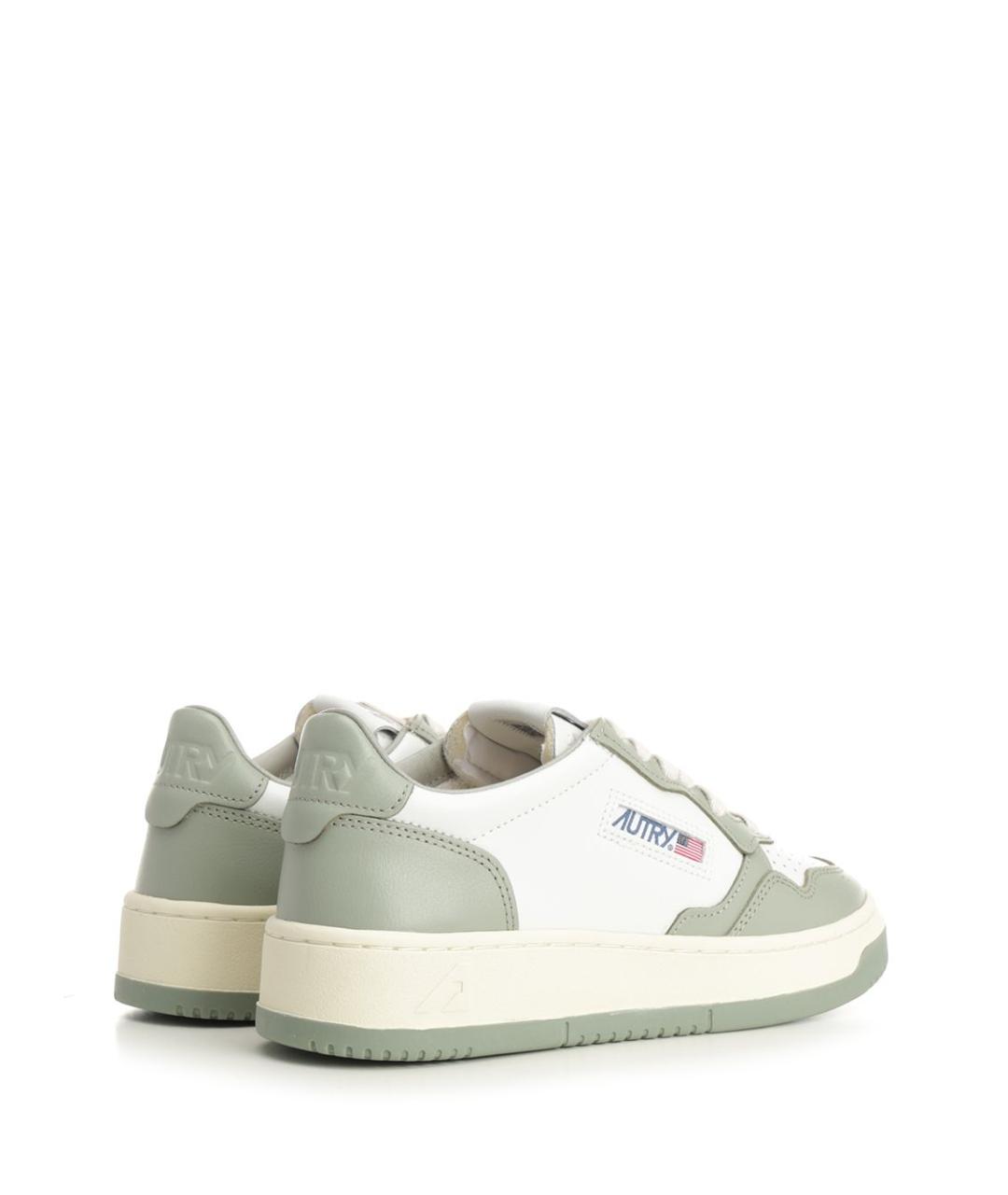 AUTRY Белые кожаные кроссовки, фото 3