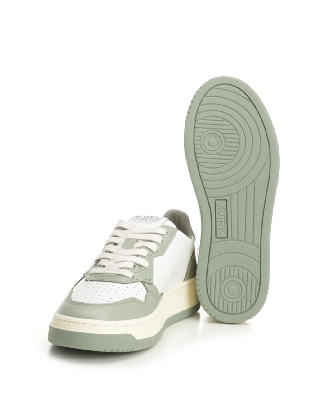 AUTRY Белые кожаные кроссовки, фото 5