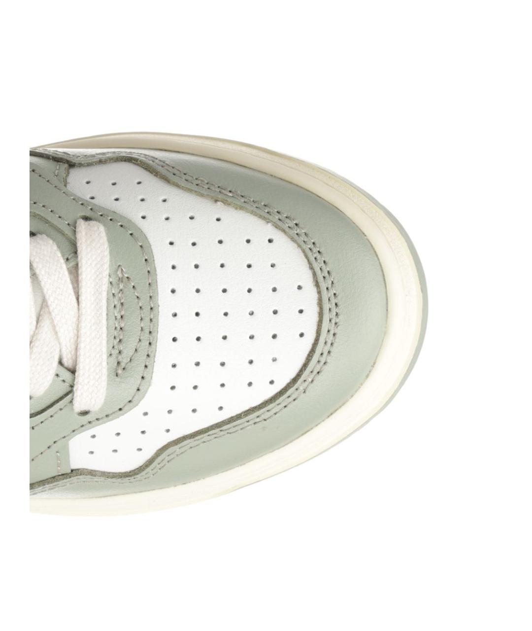 AUTRY Белые кожаные кроссовки, фото 4