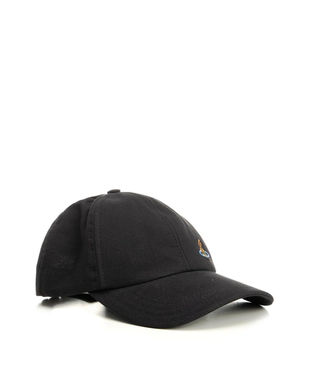 VIVIENNE WESTWOOD Черная хлопковая кепка/бейсболка, фото 2