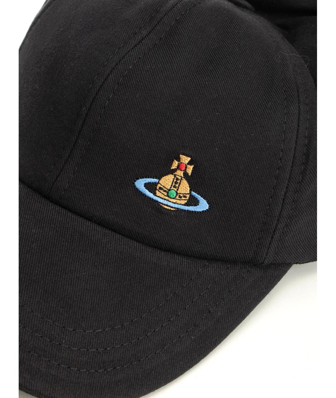 VIVIENNE WESTWOOD Черная хлопковая кепка/бейсболка, фото 4