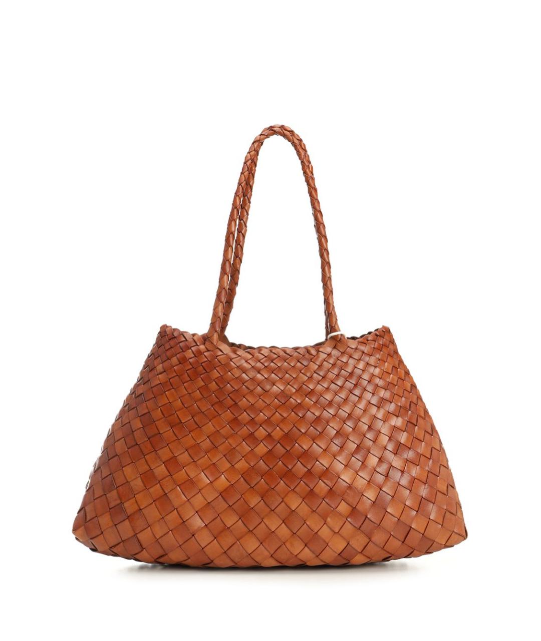 Dragon Diffusion Коричневая кожаная сумка тоут, фото 1