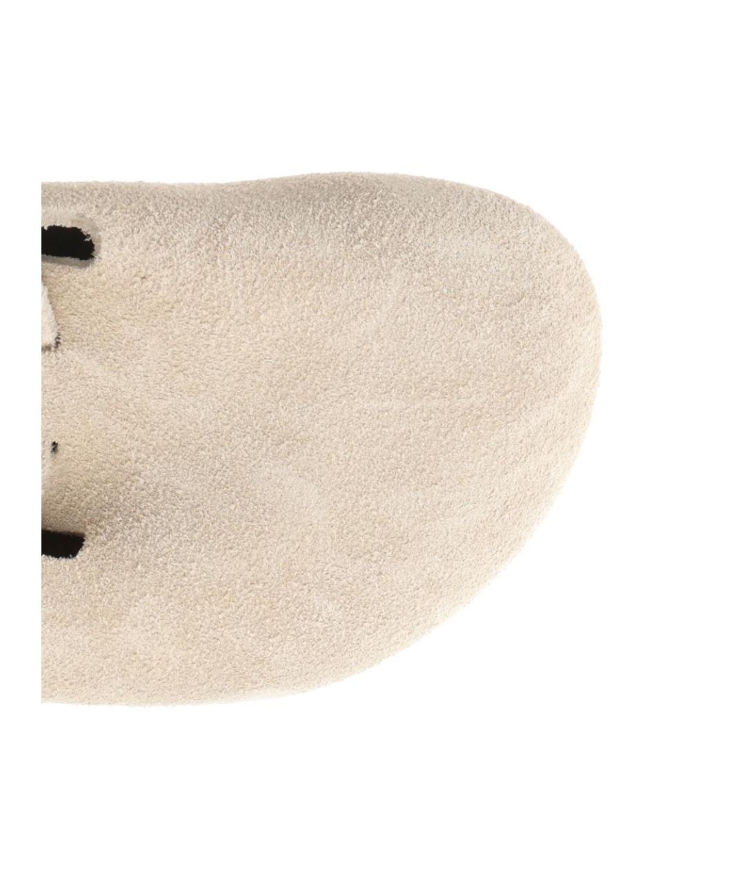 BIRKENSTOCK Бежевые замшевые мюли, фото 4