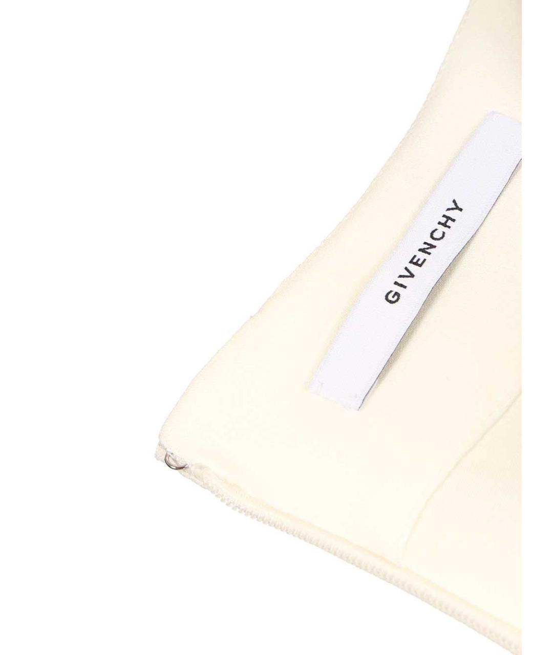 GIVENCHY Белое креповое платье, фото 6