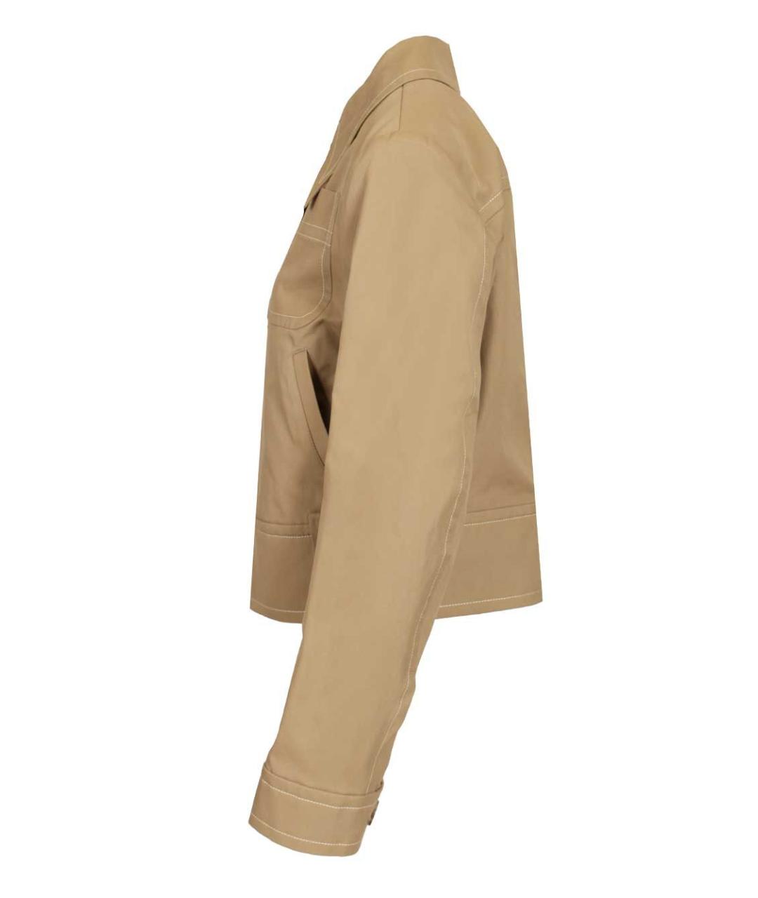 Ami Paris Бежевая хлопковая куртка, фото 3