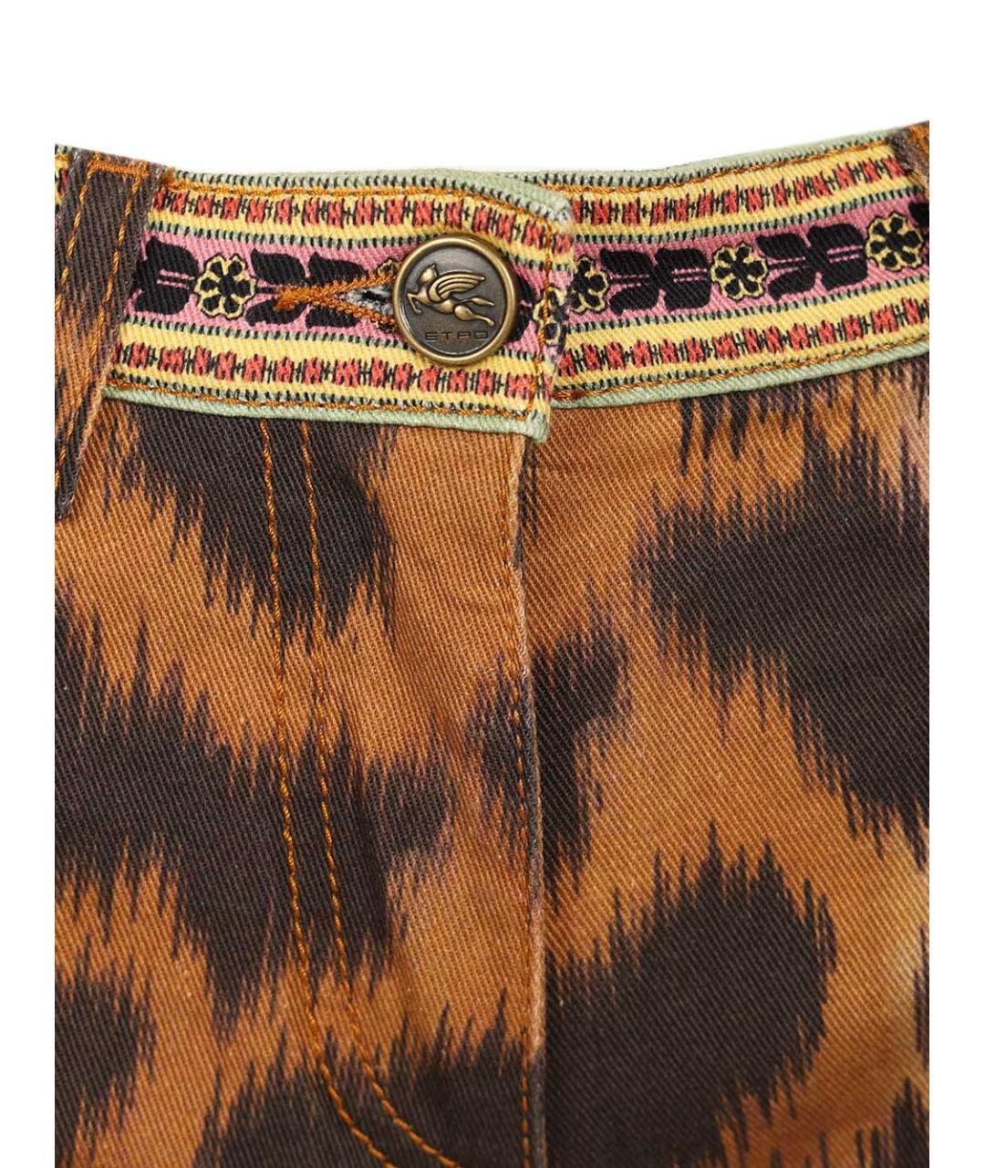 ETRO Мульти хлопко-эластановые прямые джинсы, фото 4