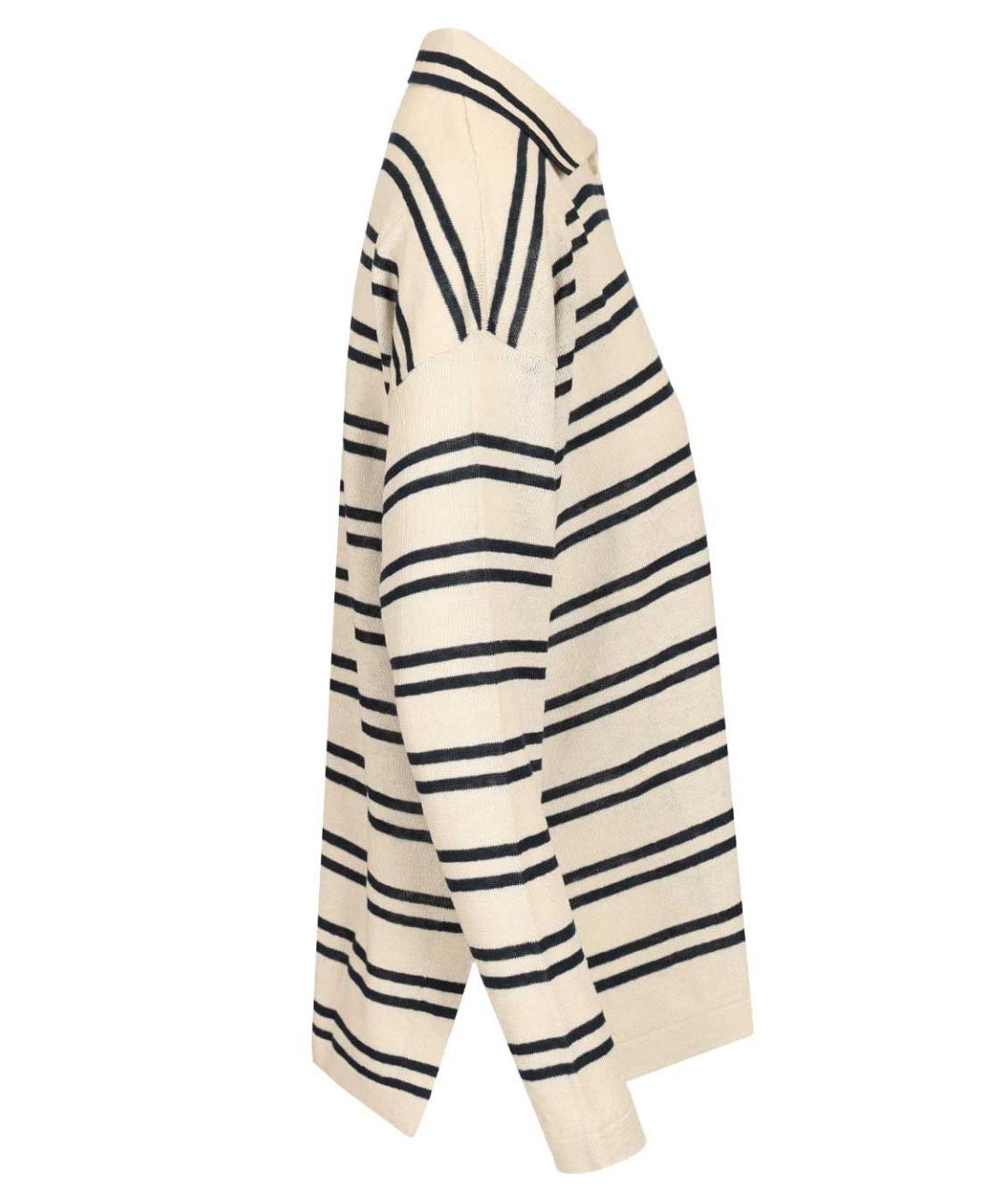 'S MAX MARA Бежевый льняной кардиган, фото 3