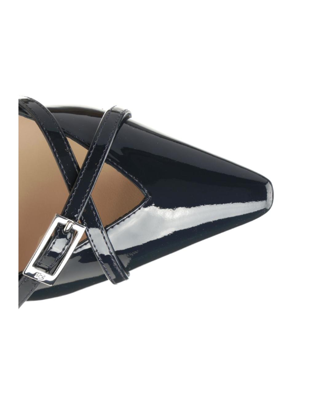 STUART WEITZMAN Синие кожаные туфли, фото 4