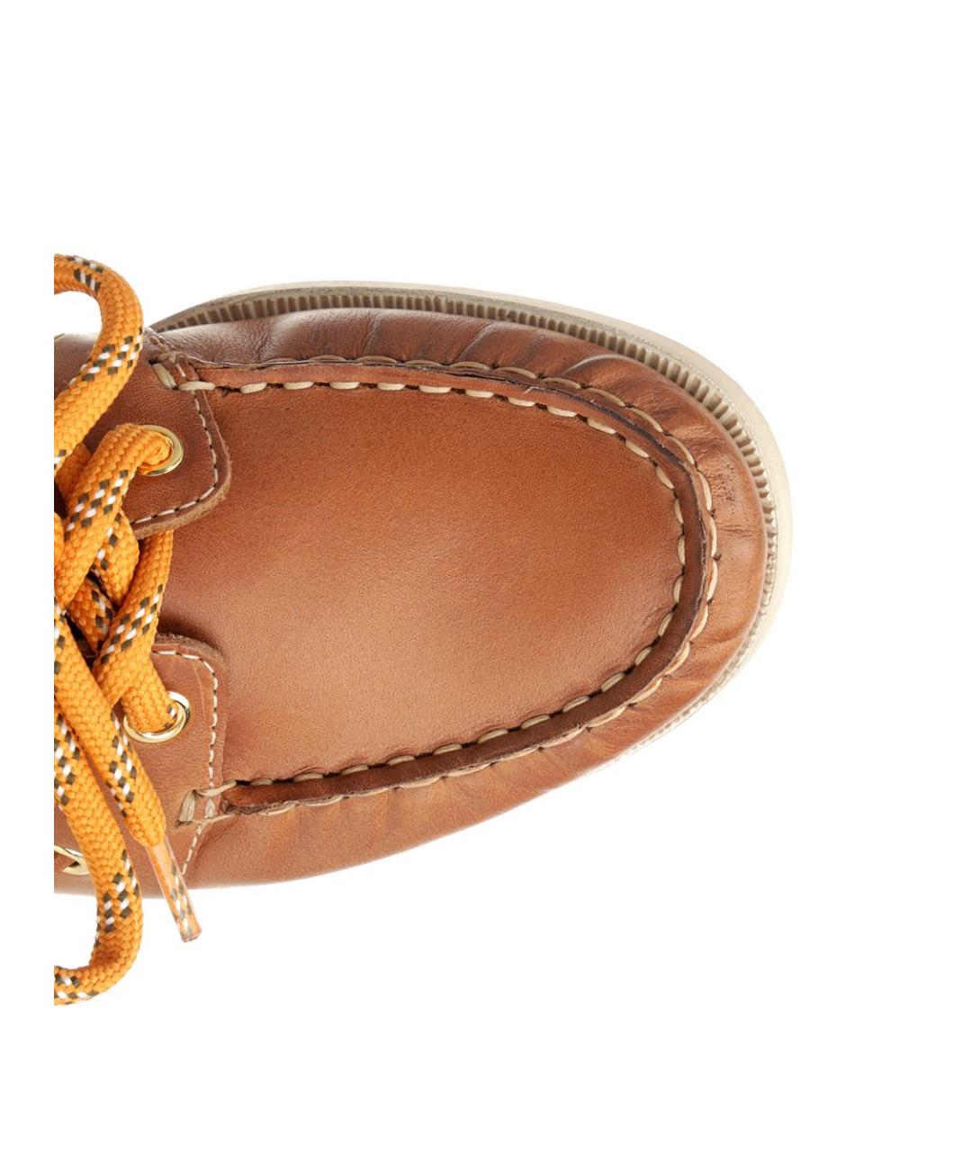 GOLDEN GOOSE DELUXE BRAND Коричневые кожаные мокасины, фото 4