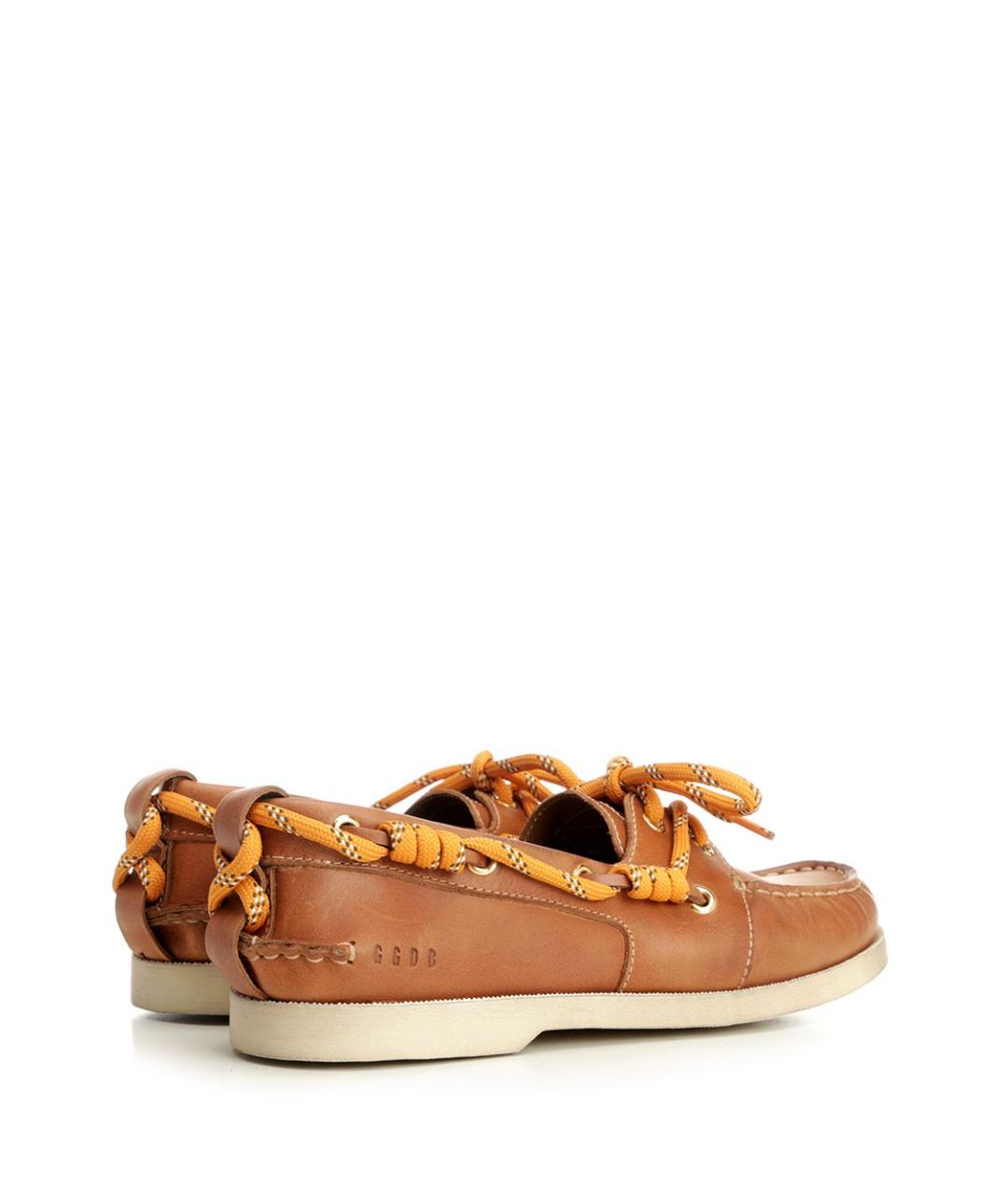 GOLDEN GOOSE DELUXE BRAND Коричневые кожаные мокасины, фото 3