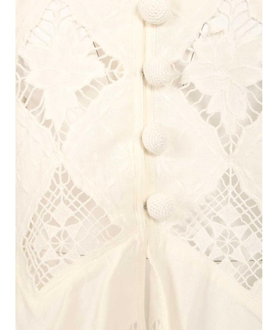 ISABEL MARANT Белая хлопковая блузы, фото 4