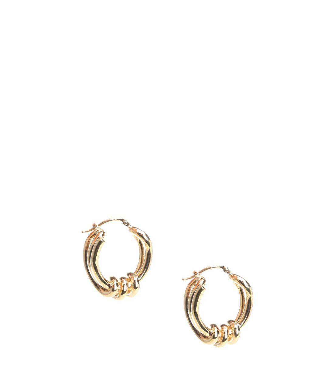 MM6 MAISON MARGIELA Золотые металлические серьги, фото 2