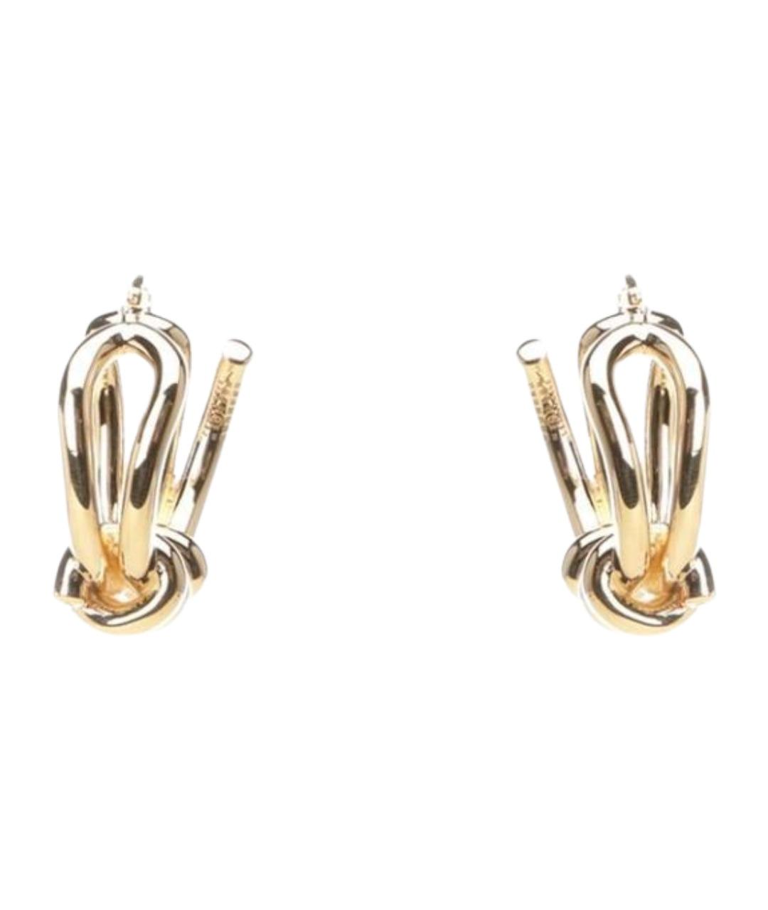 MM6 MAISON MARGIELA Золотые металлические серьги, фото 1