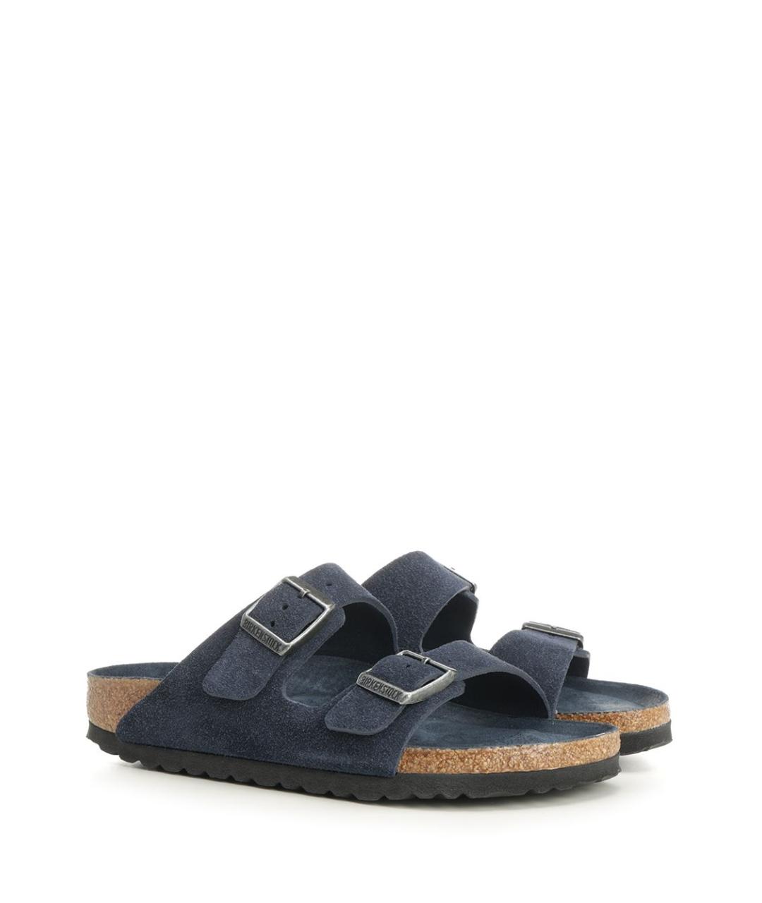 BIRKENSTOCK Синие замшевые сандалии, фото 2