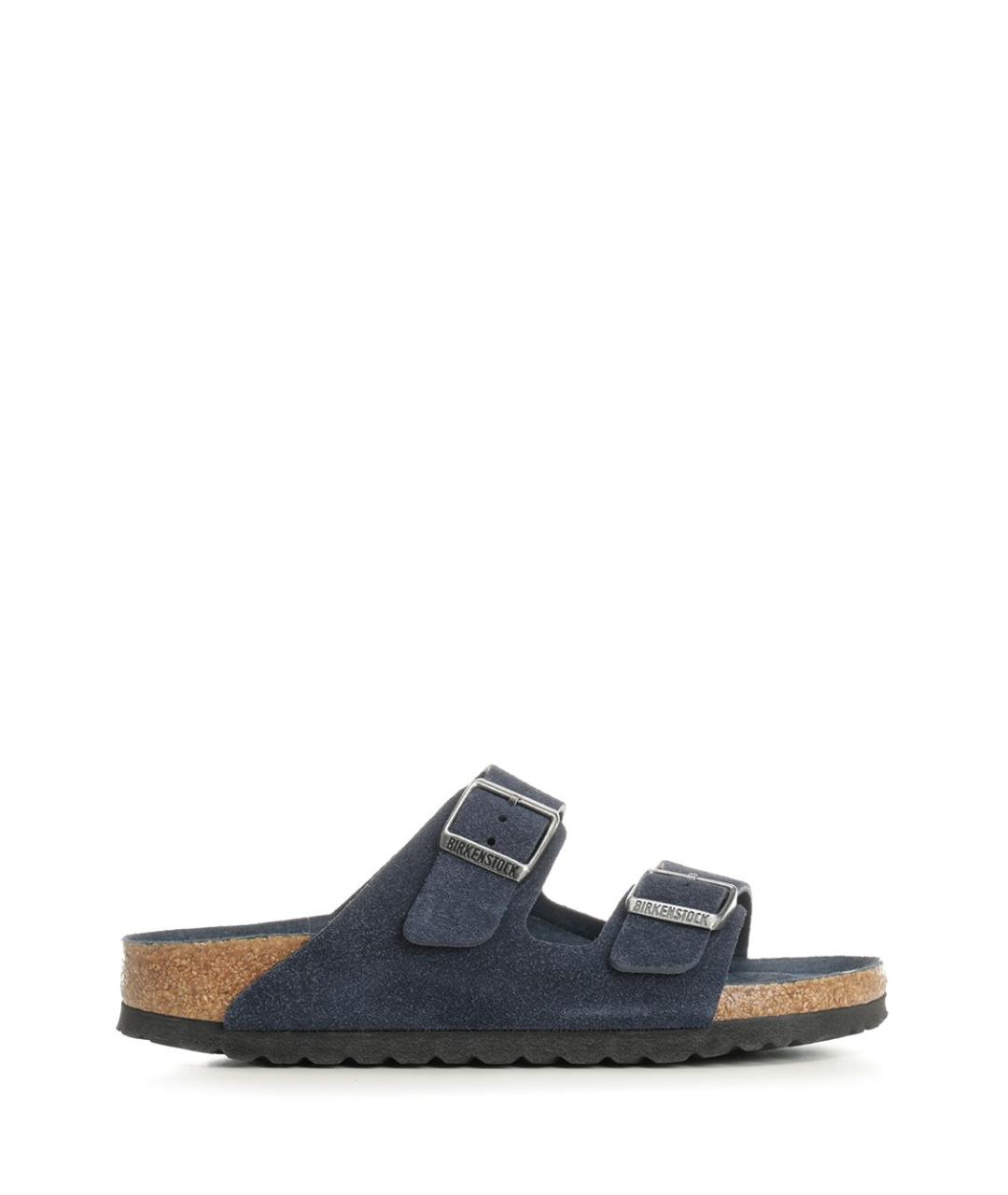 BIRKENSTOCK Синие замшевые сандалии, фото 1