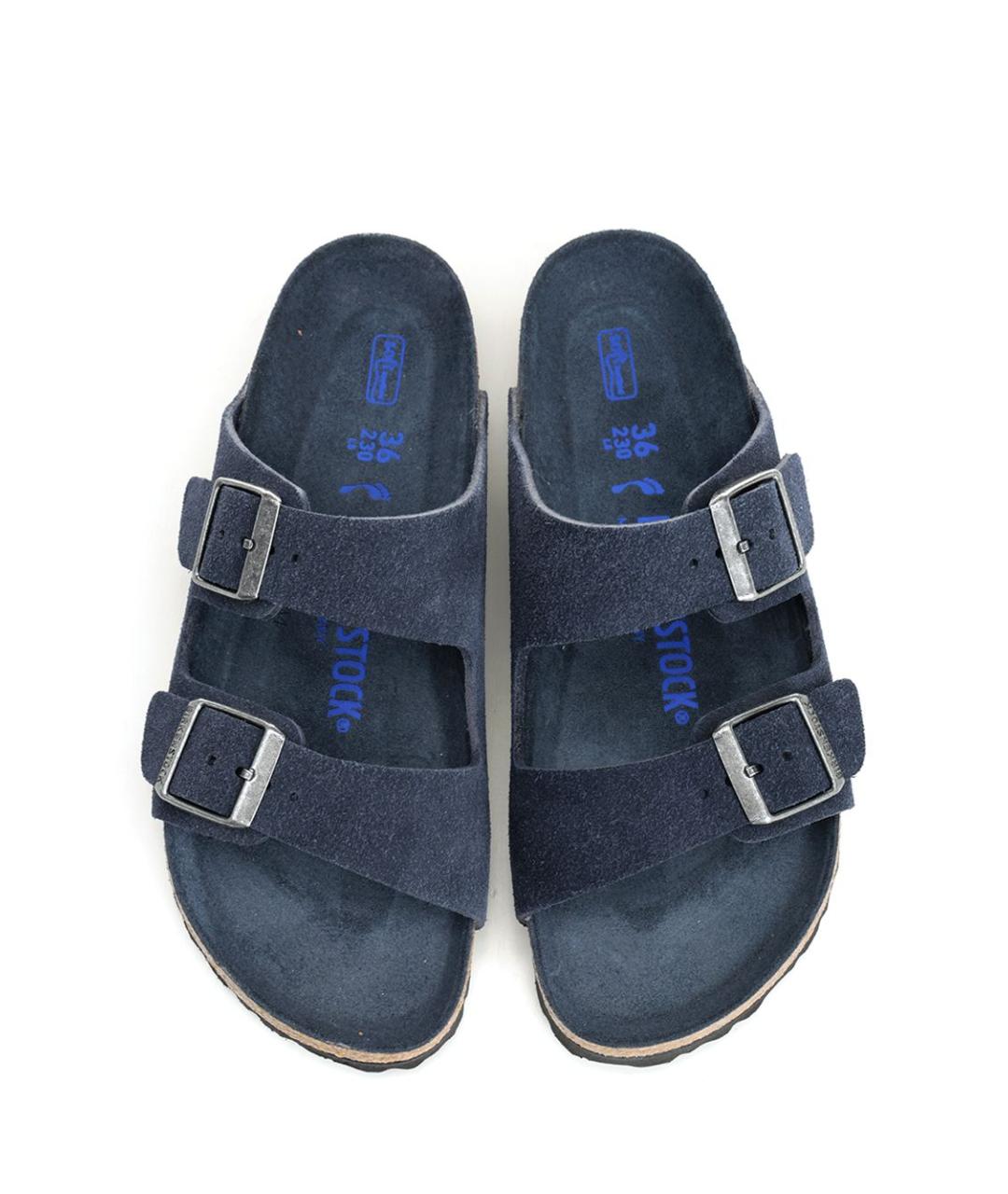 BIRKENSTOCK Синие замшевые сандалии, фото 5