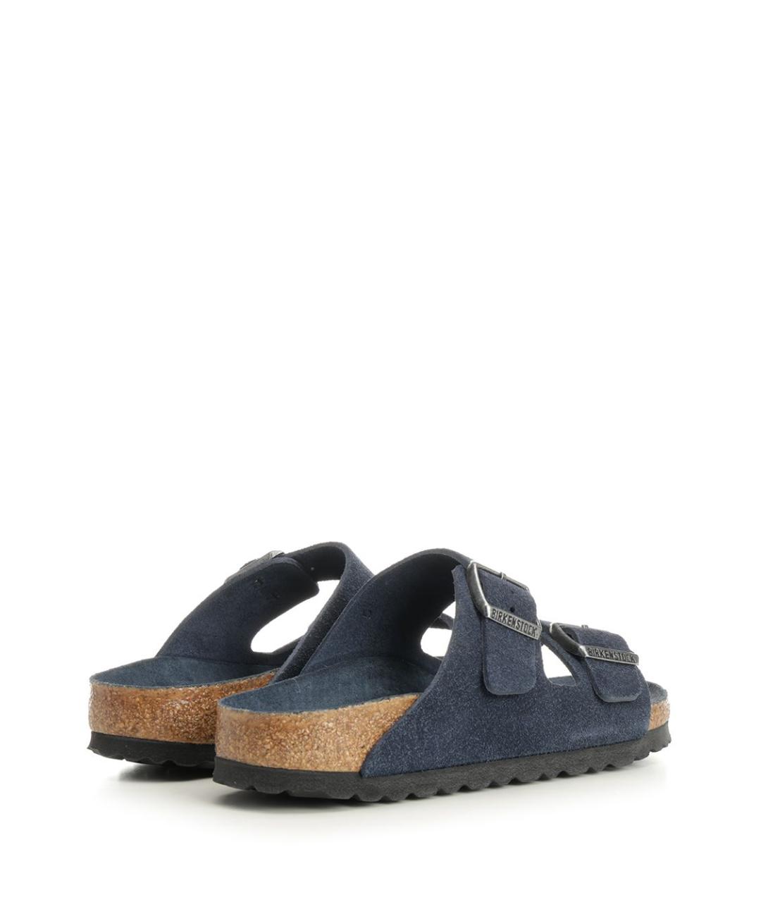BIRKENSTOCK Синие замшевые сандалии, фото 3
