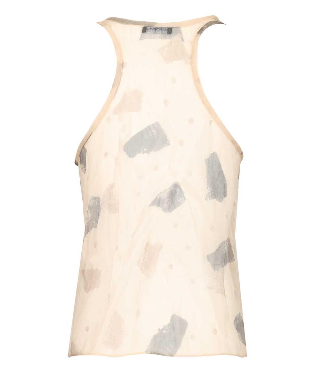 EMPORIO ARMANI Мульти шелковая майка, фото 2