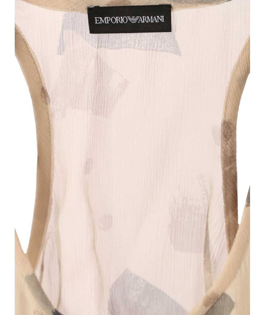EMPORIO ARMANI Мульти шелковая майка, фото 5