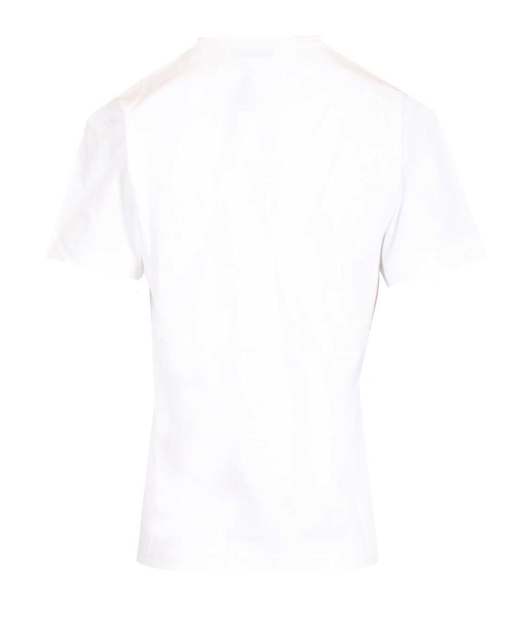 COMME DES GARÇONS PLAY Бежевая хлопковая футболка, фото 2