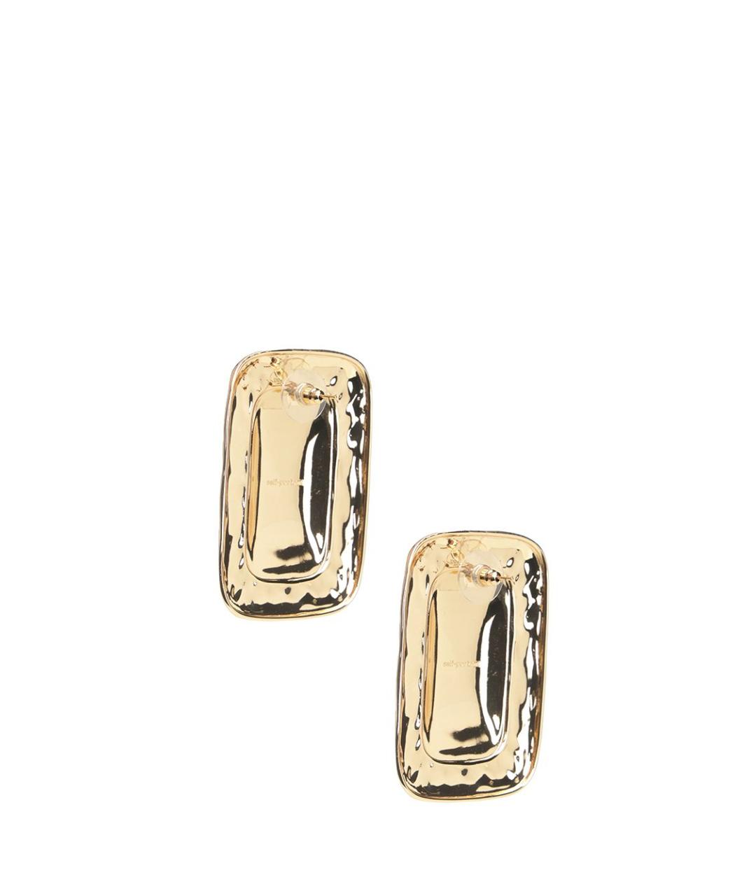 SELF-PORTRAIT Золотые металлические серьги, фото 2