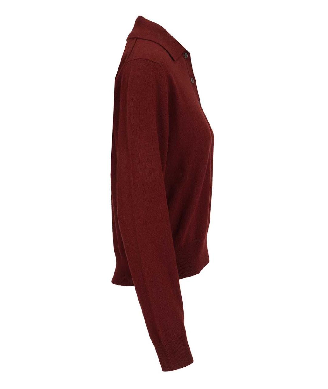 MAISON MARGIELA Бордовый шерстяной джемпер / свитер, фото 3