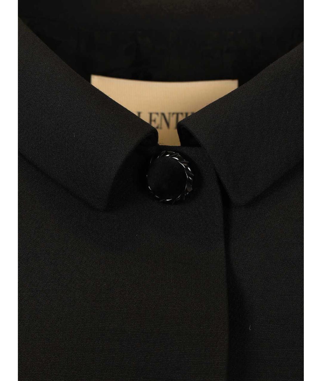 VALENTINO Черный шерстяной жакет/пиджак, фото 5