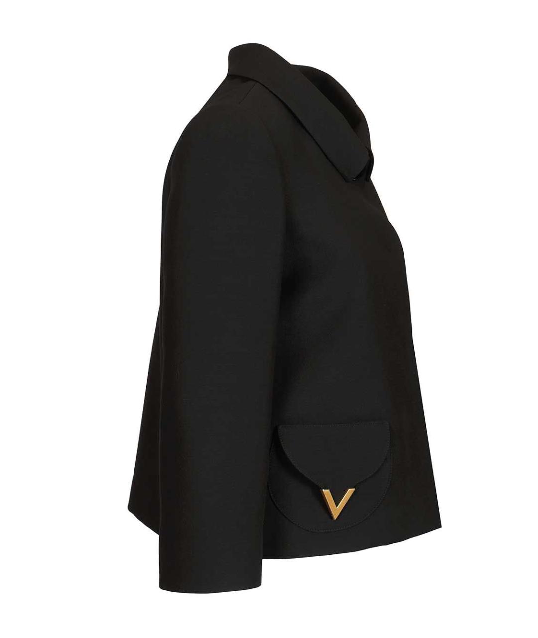 VALENTINO Черный шерстяной жакет/пиджак, фото 3