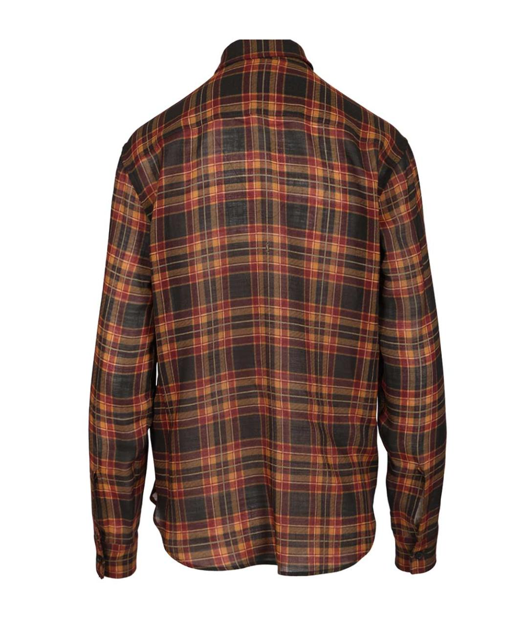 SAINT LAURENT Мульти шерстяная рубашка, фото 2