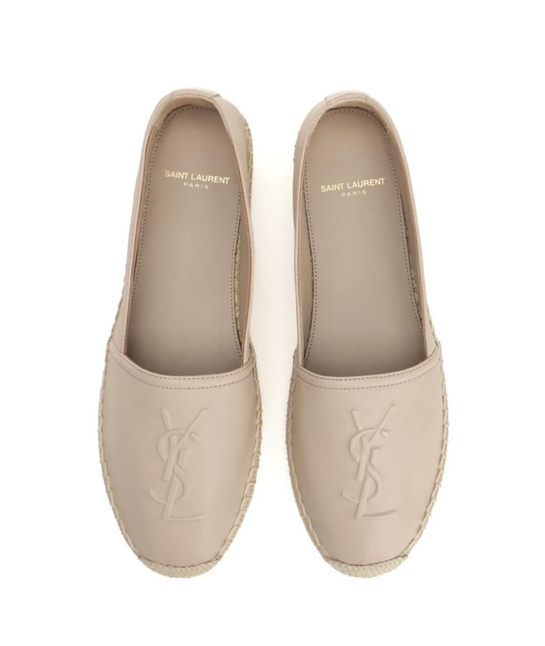 SAINT LAURENT Бежевые эспадрильи, фото 5
