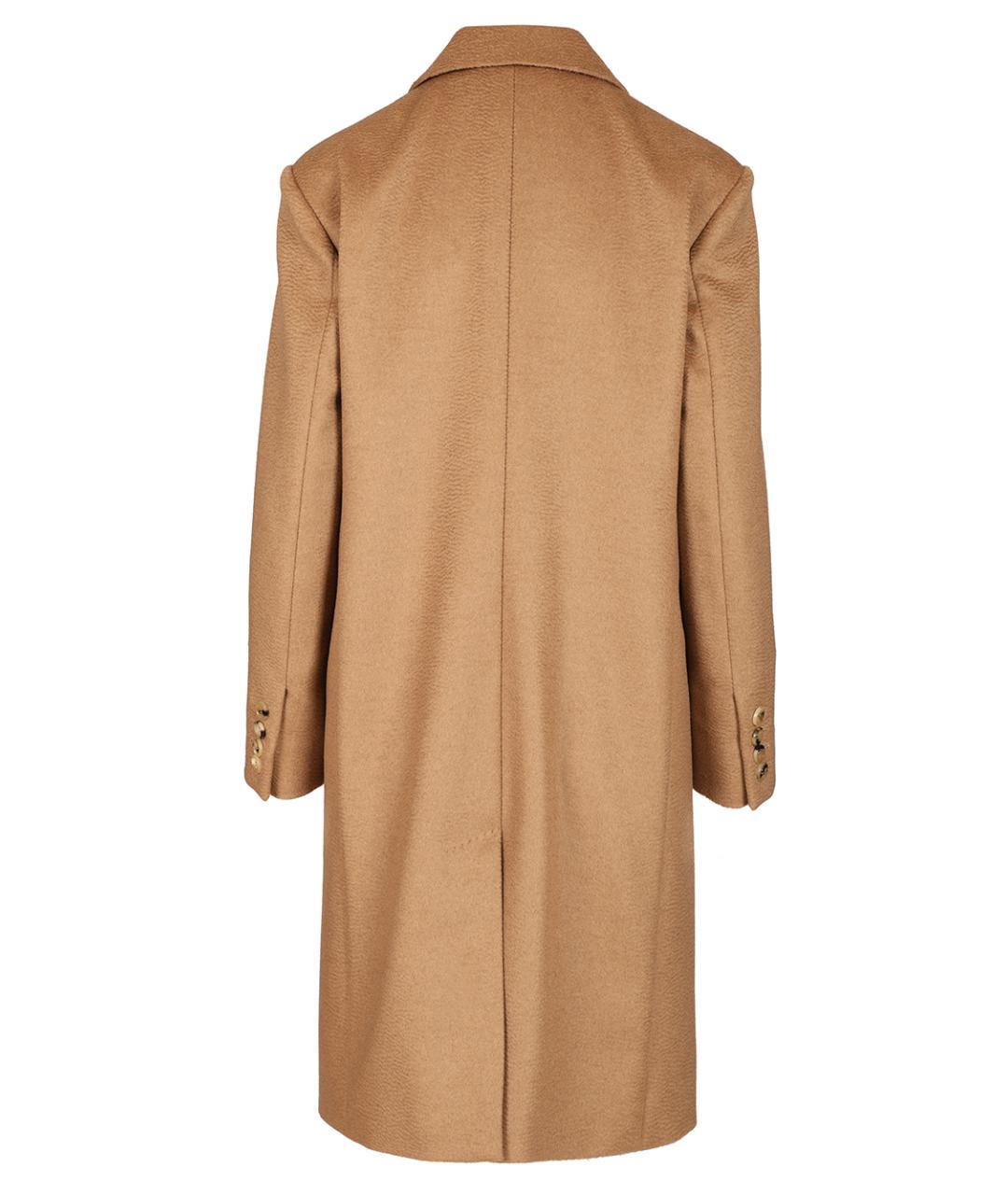 MAX MARA Бежевое шерстяное пальто, фото 2