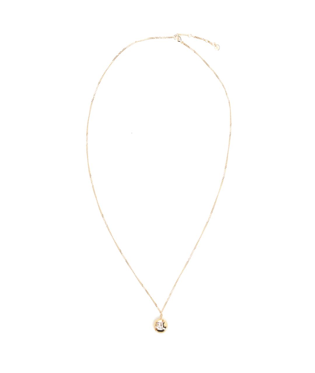 FENDI Золотая металлическая подвеска, фото 1