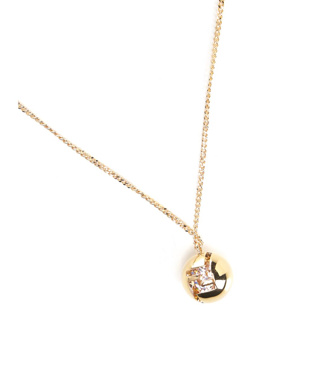 FENDI Золотая металлическая подвеска, фото 2