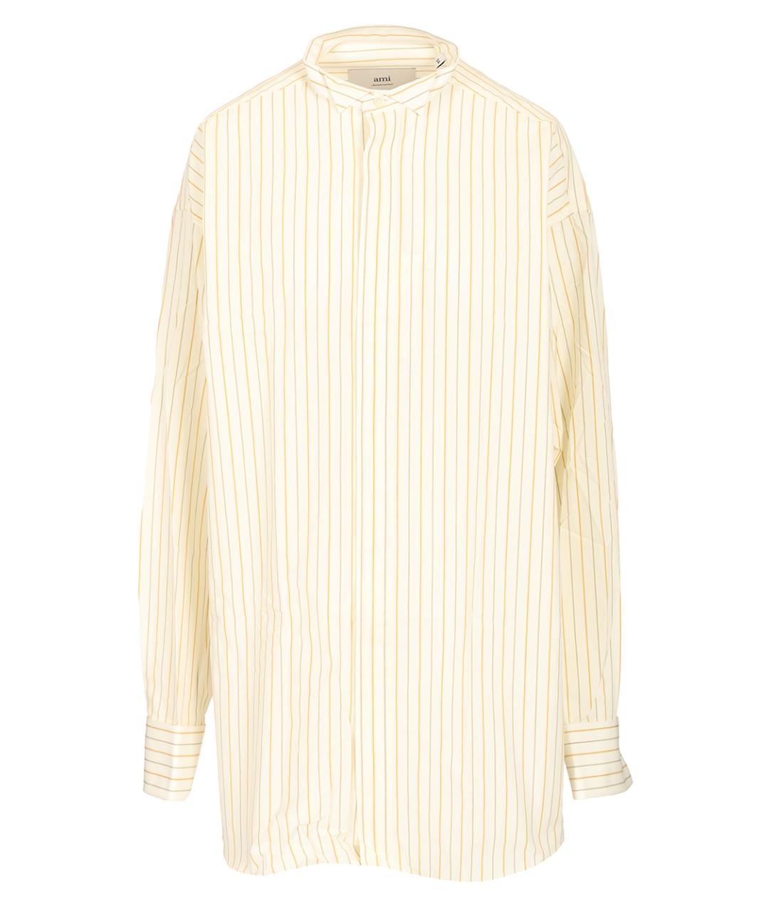 Ami Paris Белая хлопковая рубашка, фото 1