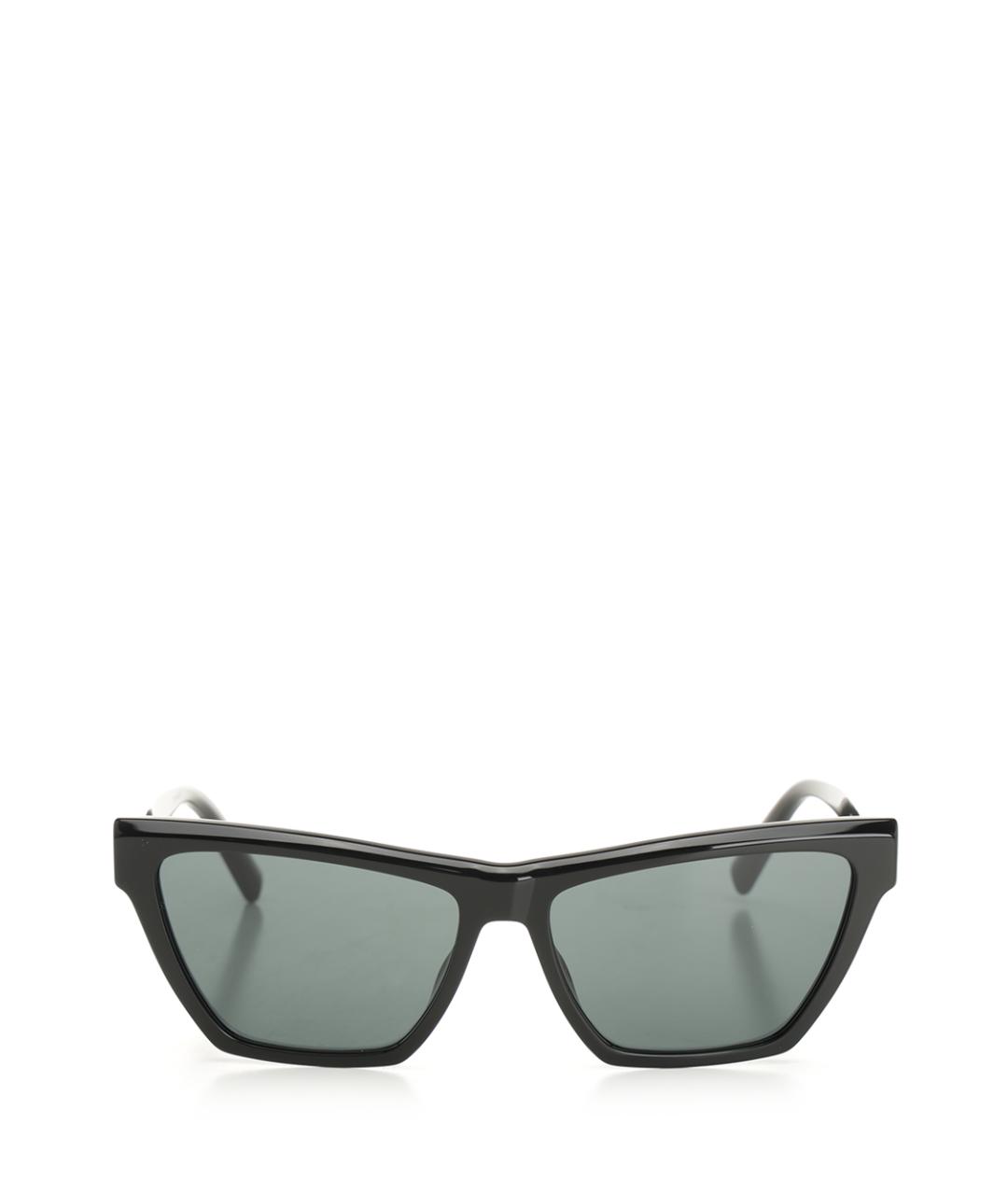 SAINT LAURENT Черные пластиковые солнцезащитные очки, фото 2