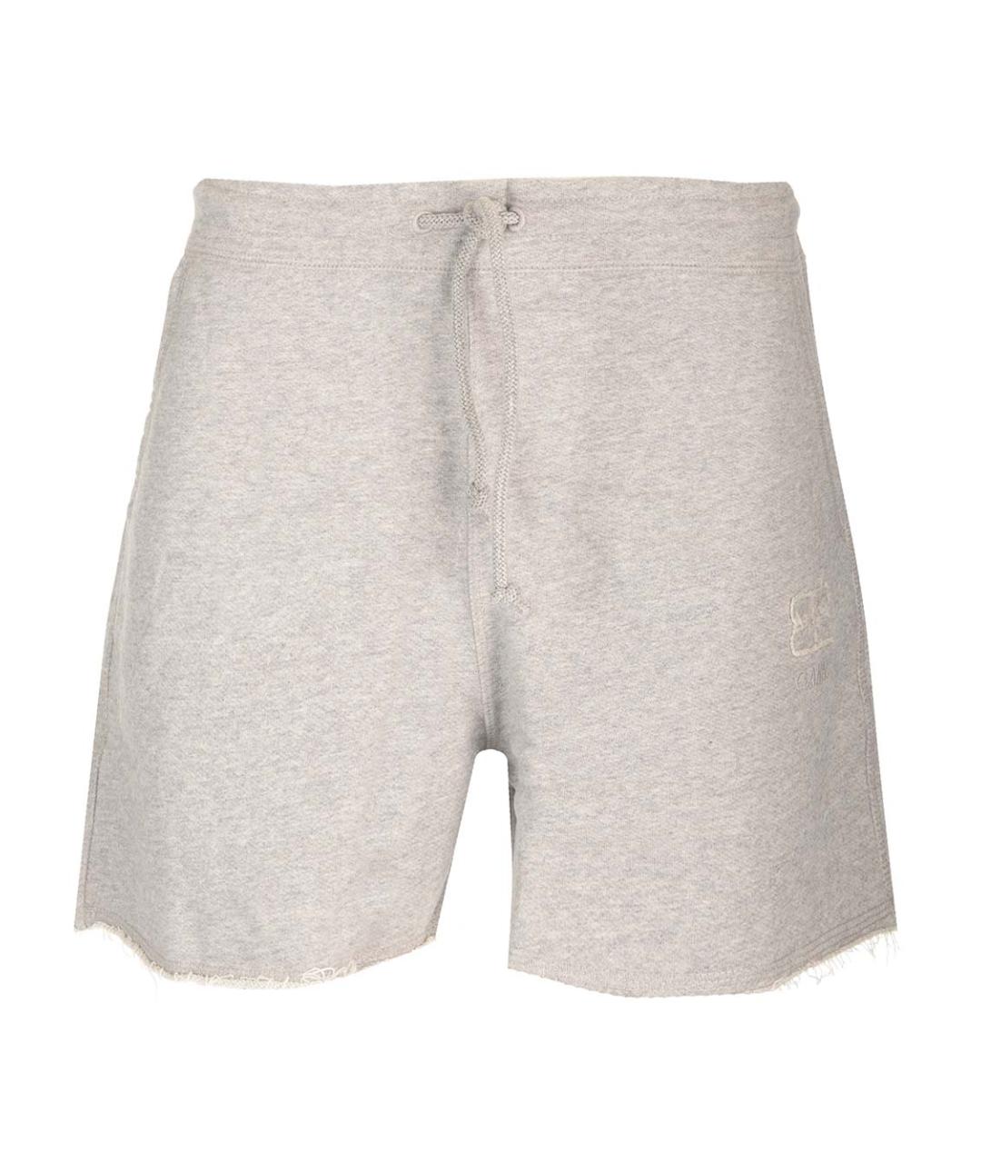 GANNI Серые хлопковые шорты, фото 1