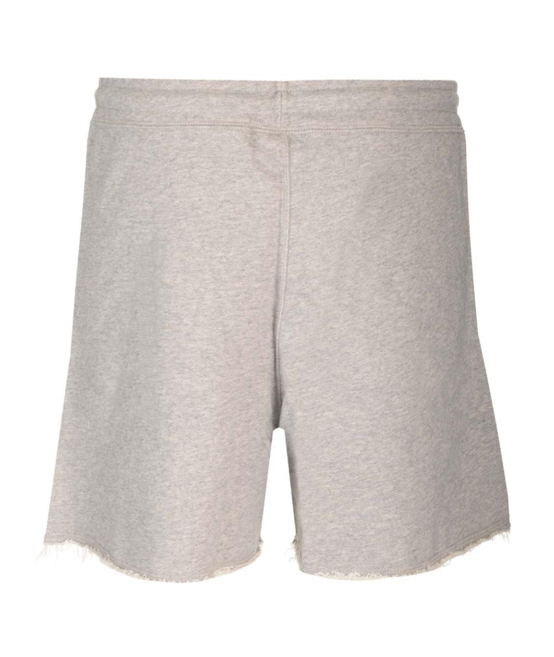 GANNI Серые хлопковые шорты, фото 2