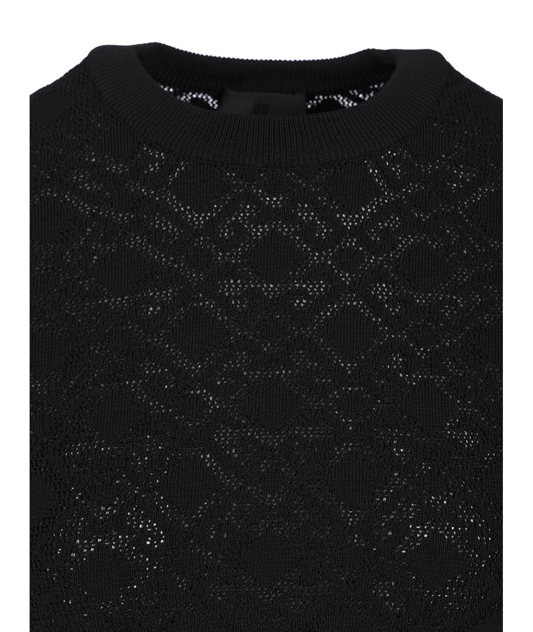GIVENCHY Черный полиэстеровый джемпер / свитер, фото 4