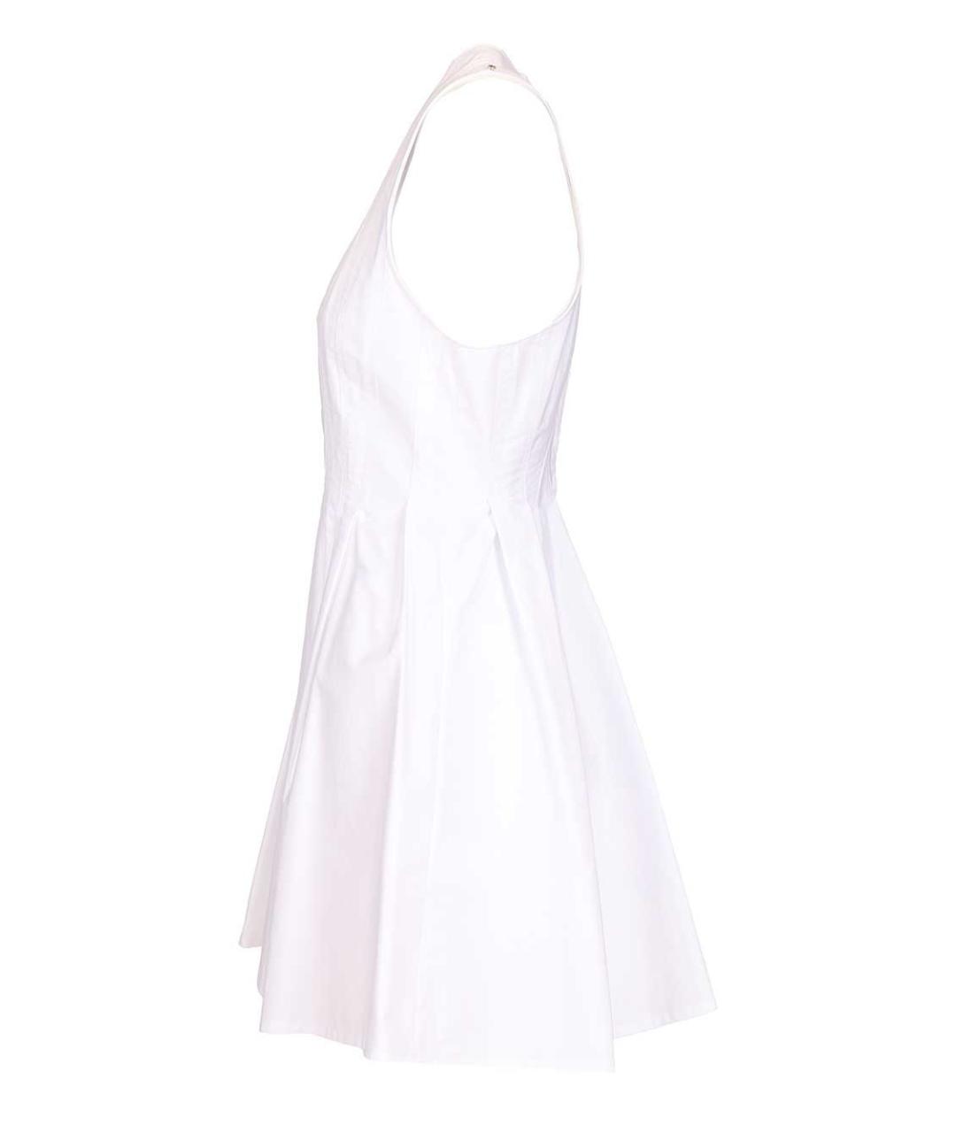 SPORTMAX Белое хлопковое платье, фото 3
