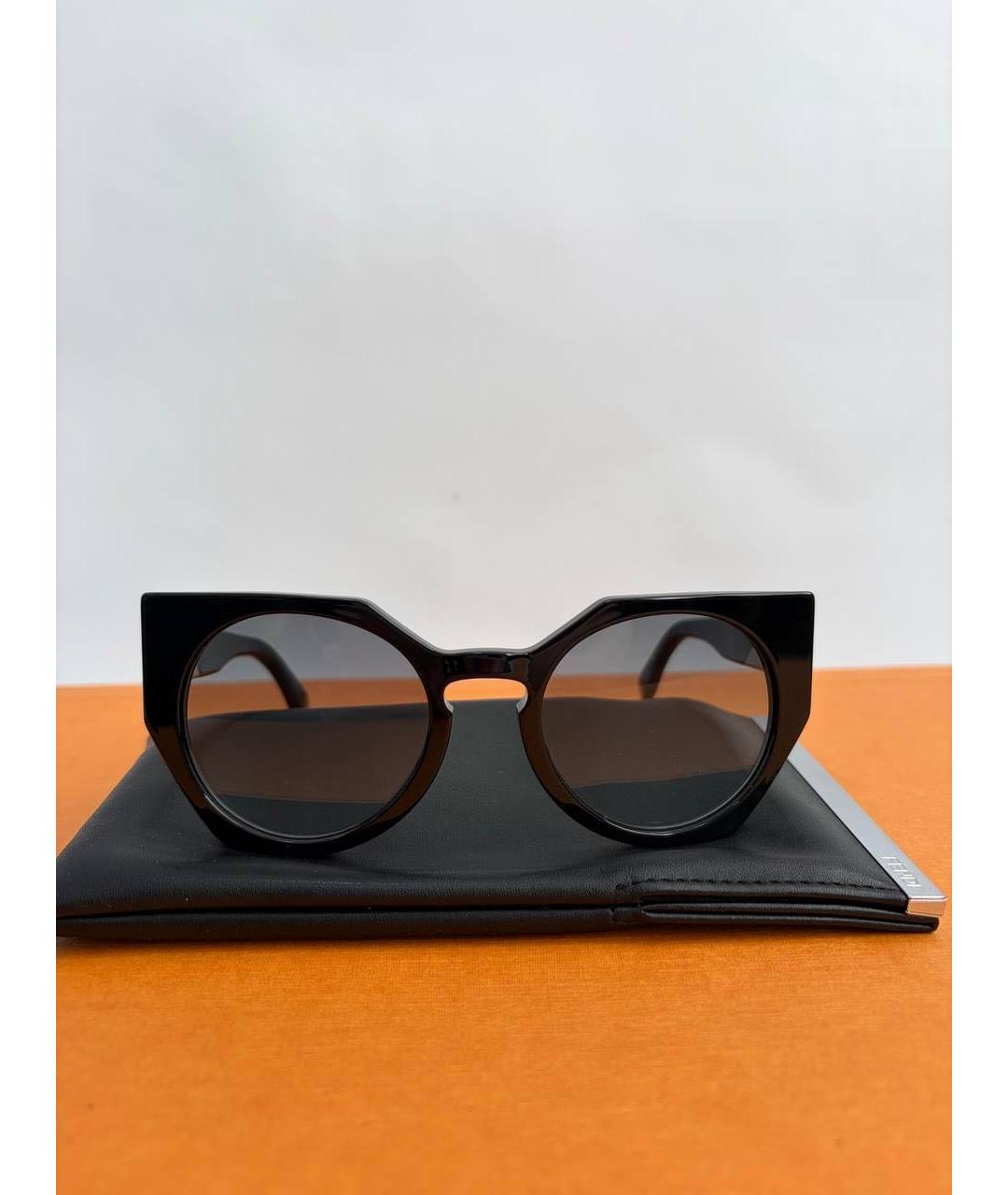 FENDI Мульти пластиковые солнцезащитные очки, фото 6