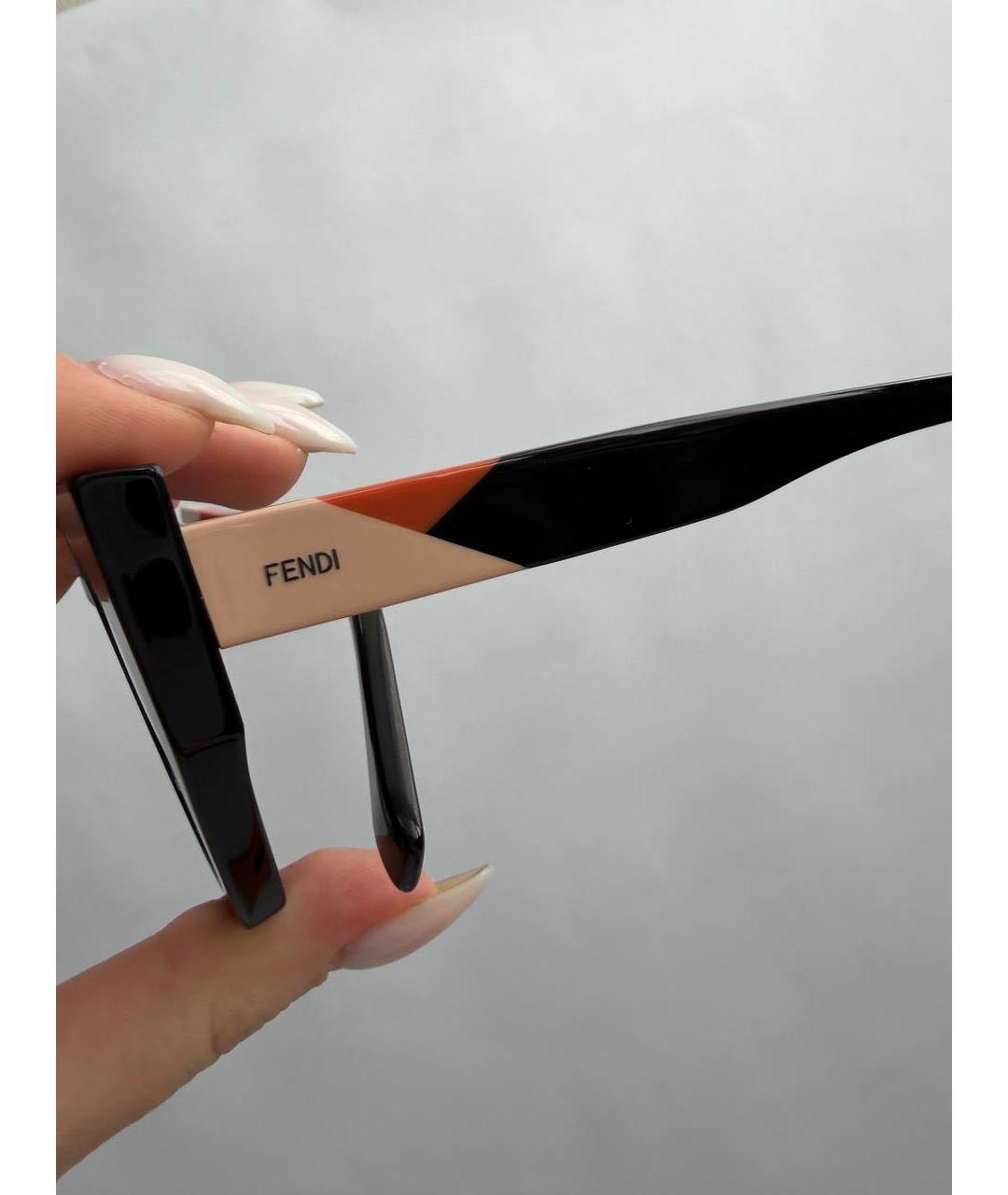 FENDI Мульти пластиковые солнцезащитные очки, фото 3