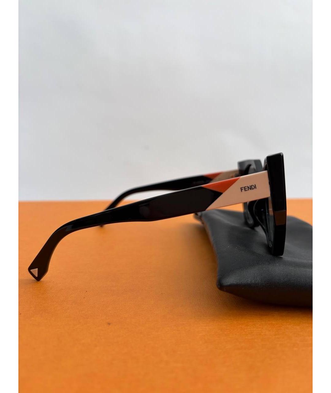 FENDI Мульти пластиковые солнцезащитные очки, фото 8