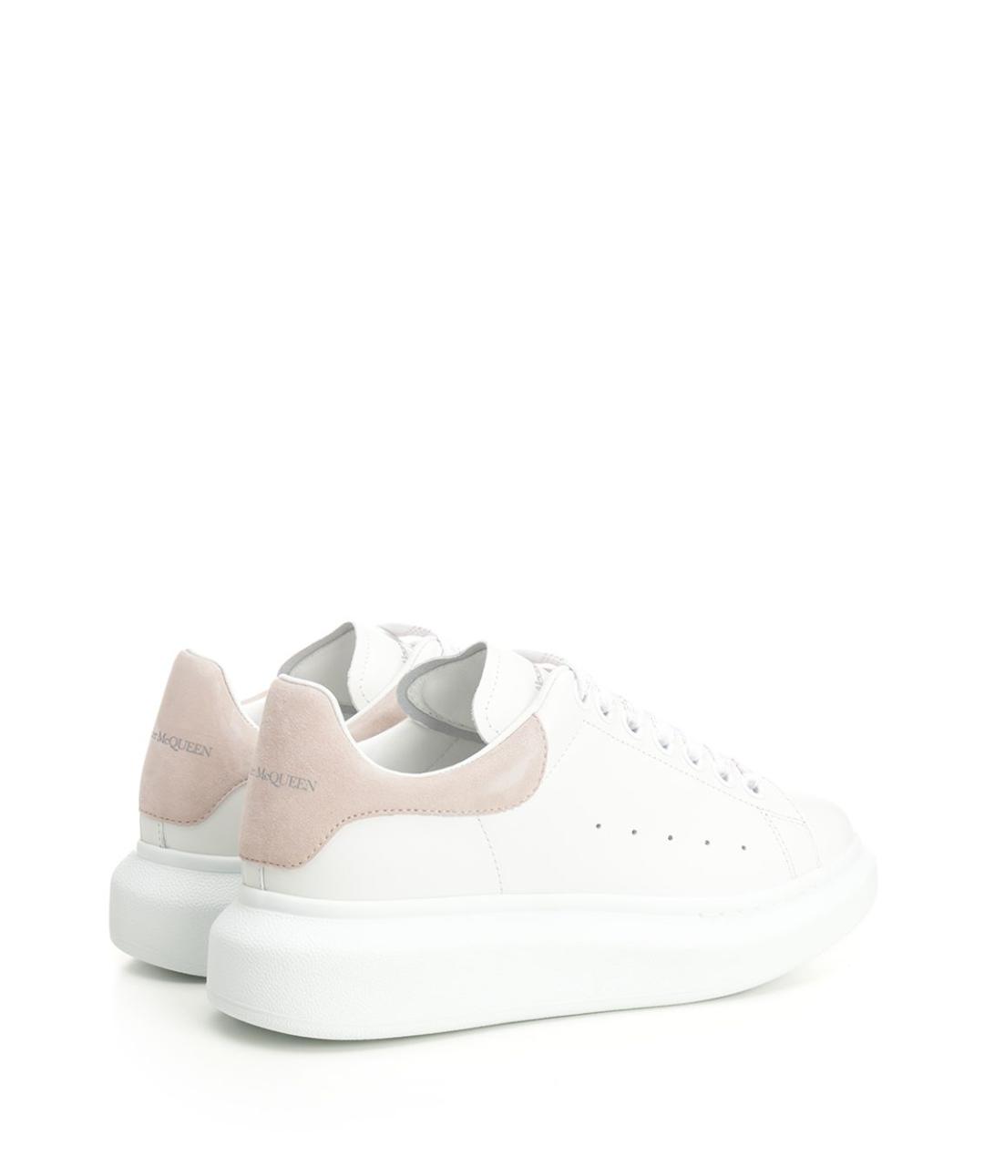 ALEXANDER MCQUEEN Белые кожаные кроссовки, фото 3