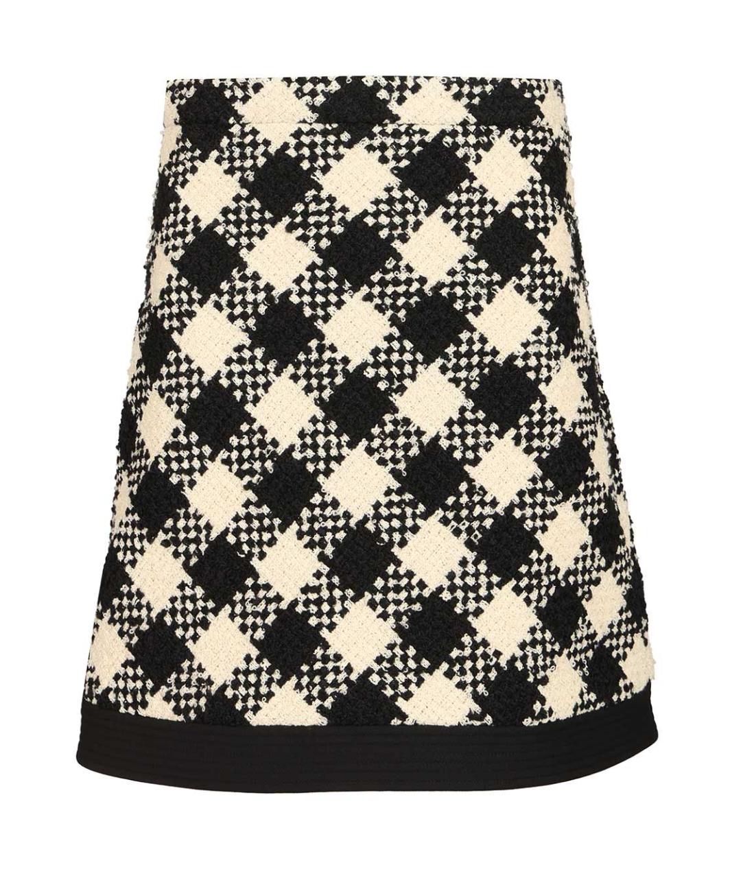 VALENTINO Мульти твидовая юбка миди, фото 1