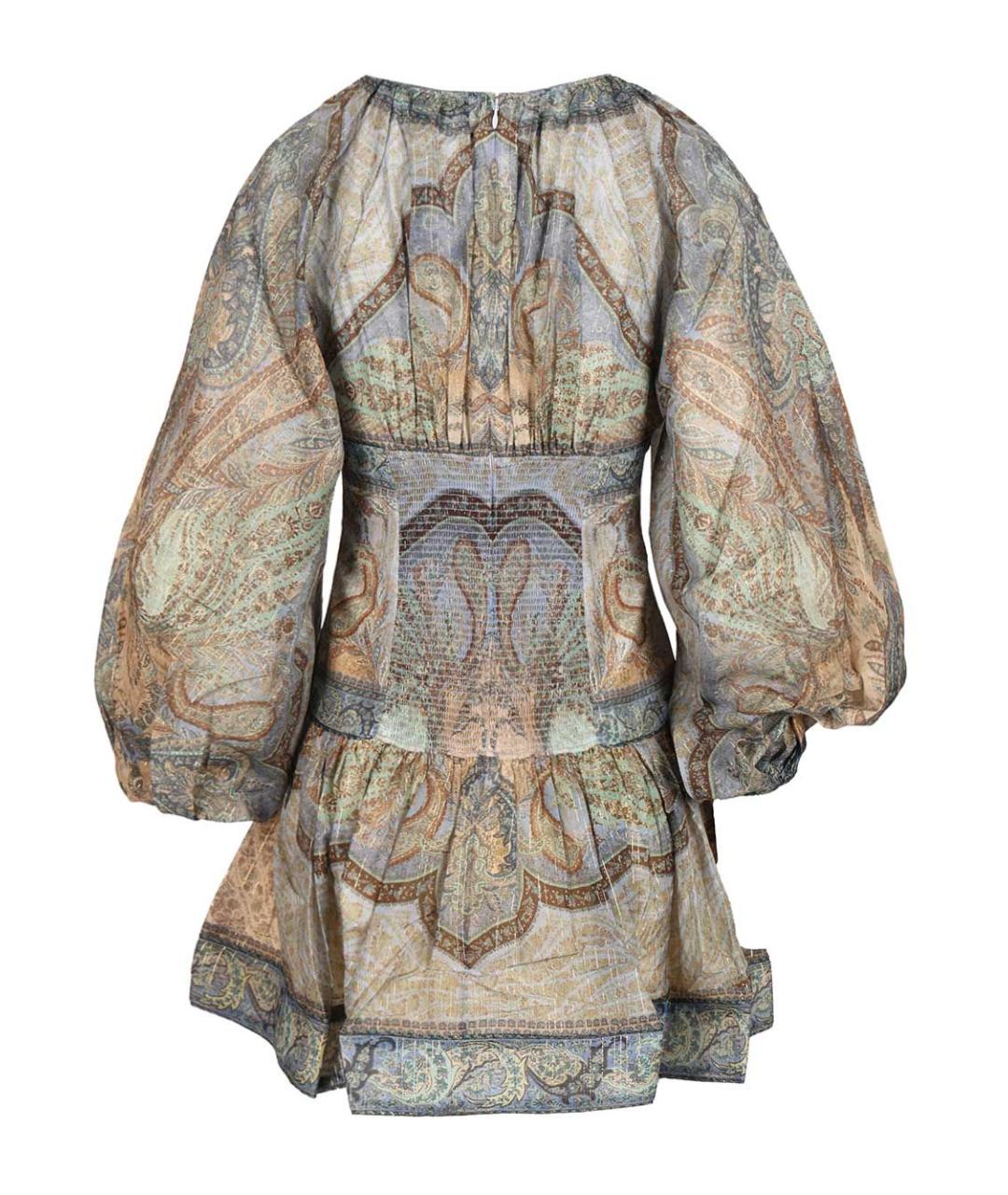 ZIMMERMANN Мульти хлопковое повседневное платье, фото 2